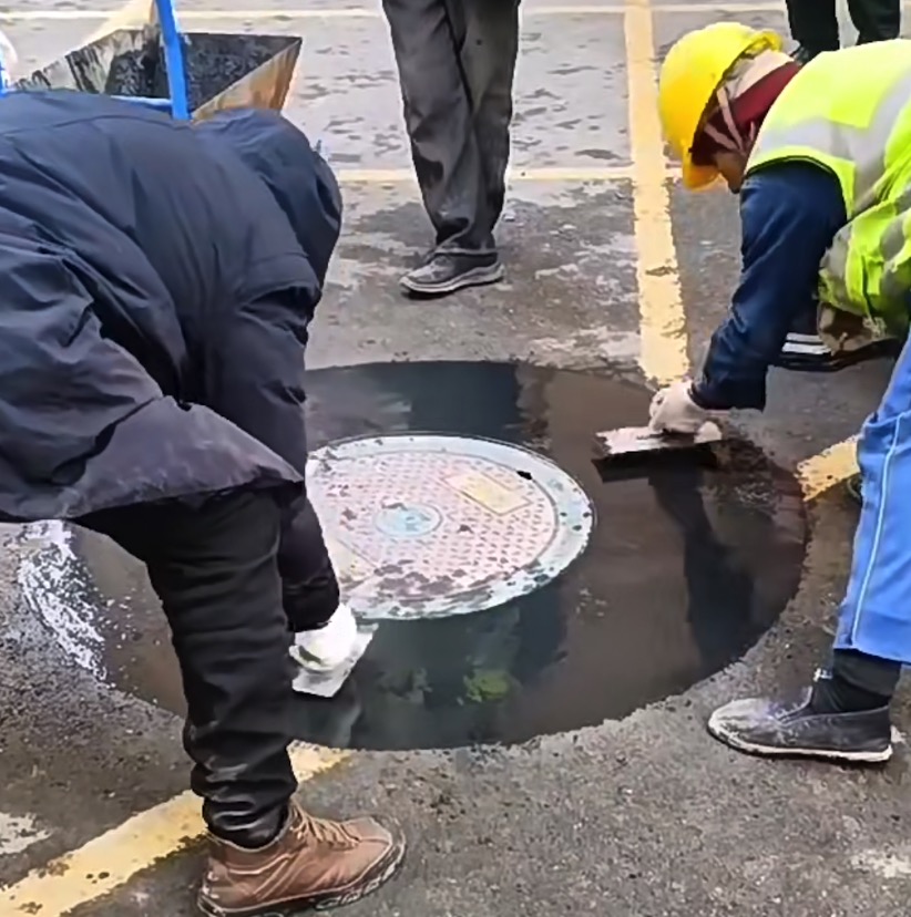 涞水CGM伸缩缝浇注料/市政井盖抢修料(黑/灰)